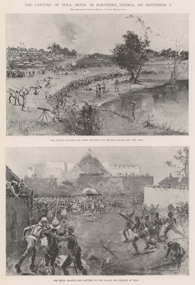 La Captura de Yola, Benín, en el Norte de Nigeria, el 2 de Septiembre de Henry Charles Seppings Wright